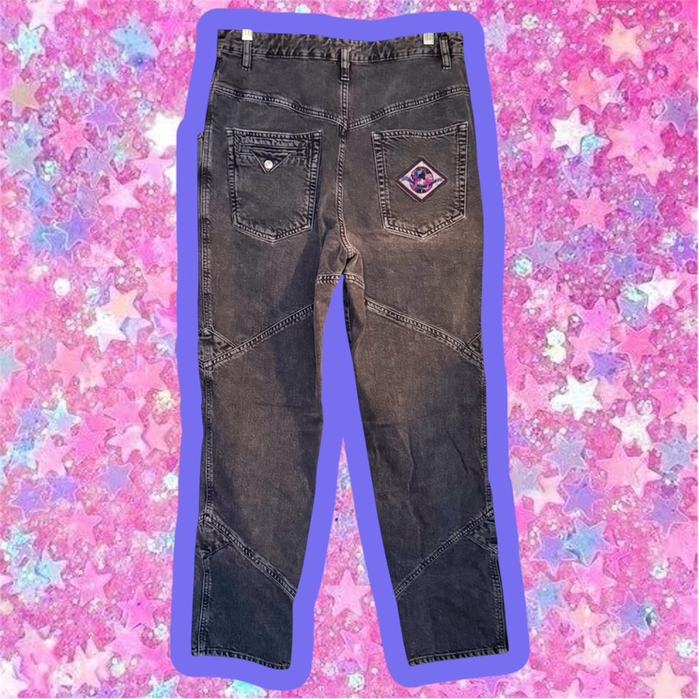 ISABEL MARANT ELOISA TROUSERS Jeans Sz 40 8 Baggy 80s Boyfriend Denim Pants